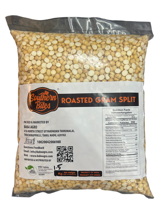Southern Bites Premium Roasted Chana / Fried Gram 1.5kg