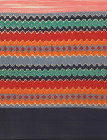 Multi Striped Pure Georgette Saree