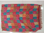 Multicoloured Printed Cotton Silk Dupatta