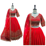 New Đěsigner Sequence  Lehenga -Choli With Dupatta