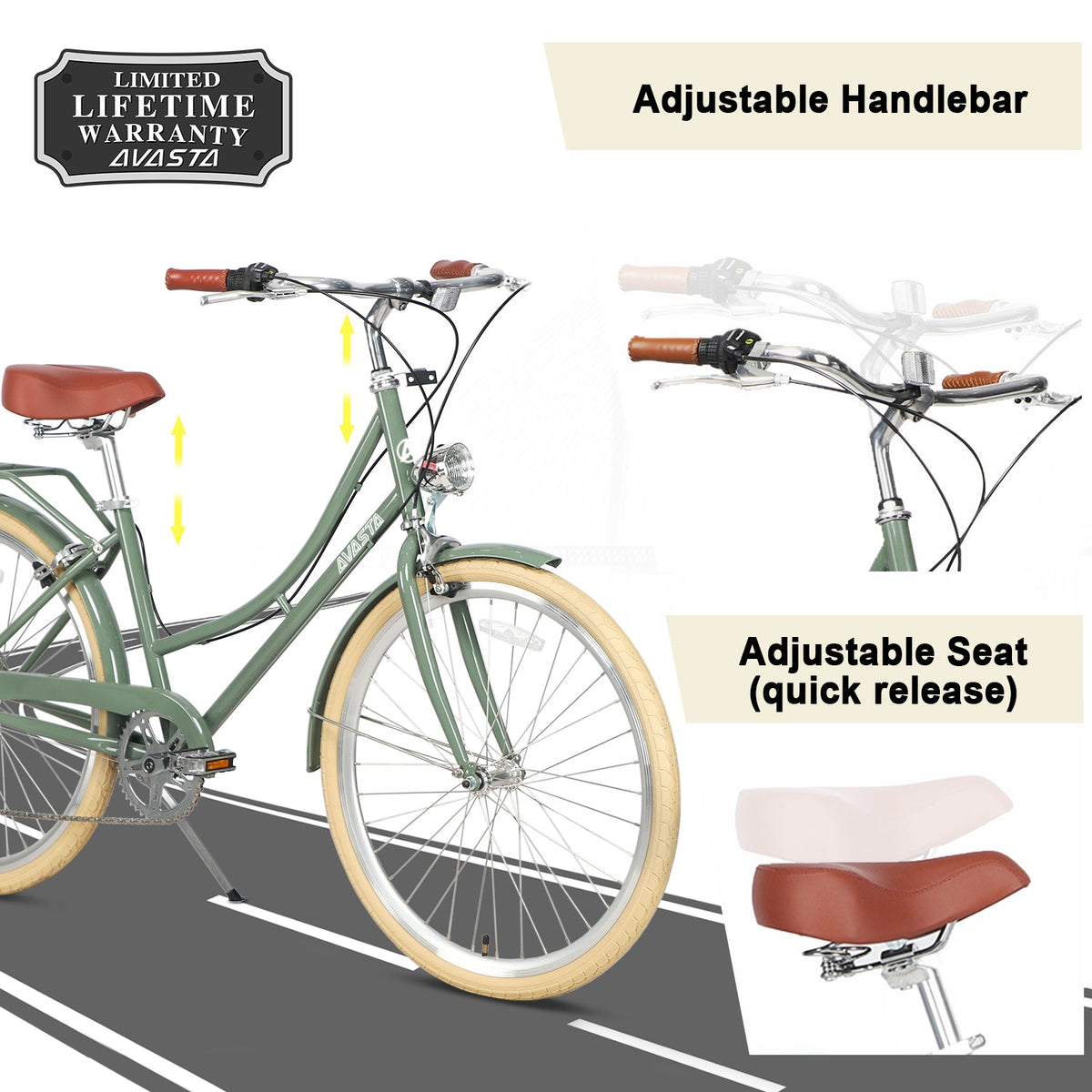 Women's 6 Speed Cruiser Bicycle