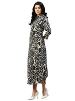 Animal Printed Summer Cool Women's Shirt Dress in Germany
