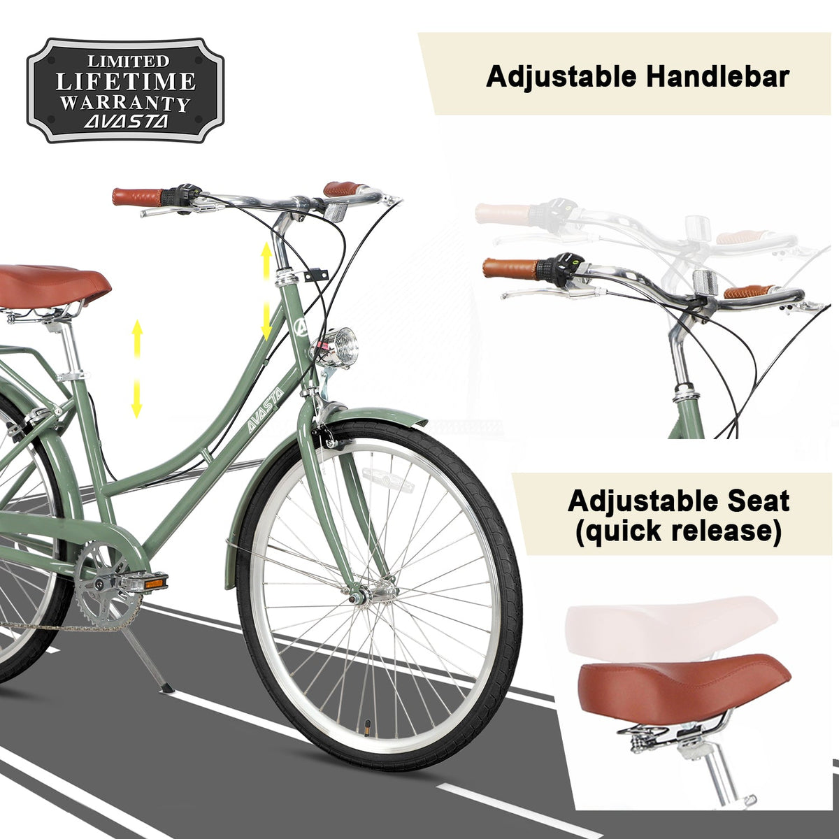 Women's 6 Speed Cruiser Bicycle