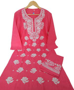 Lucknowi Chikankari Kurta Set In Germany
