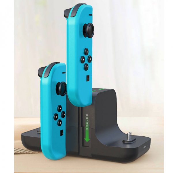 6 in 1 USB 3.1 Ladestation für Nintendo Switch Pro Controller Joy Con Kabel | System-S