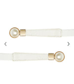 Women White Textured Belt Namma Markt