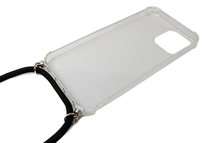 Schutzhülle aus Silikon mit Halsband in Transparent Hülle für iPhone 14 Pro Max | System-S