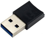 Mini Adapter USB A 3.0 für microSD Karten Leser Card Reader Kartenlesegerät in Schwarz | System-S