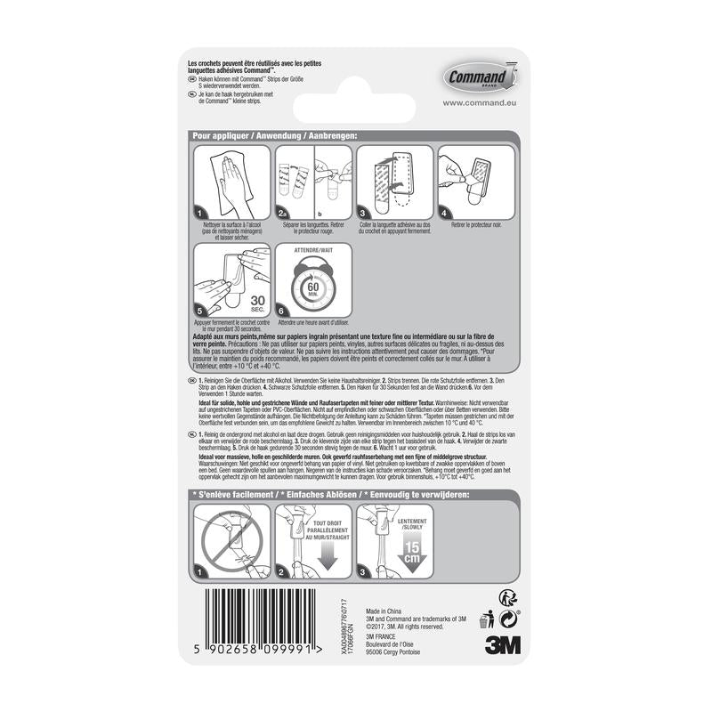 Command™ Mini-Haken, 17066 | Packung (1 Stück)