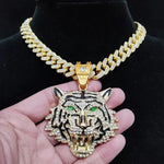 Tiger anhaenger Halskette