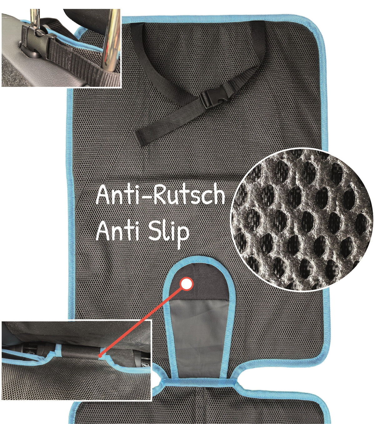 Kinder Autositz Sitzauflage Baby Tiere Mama