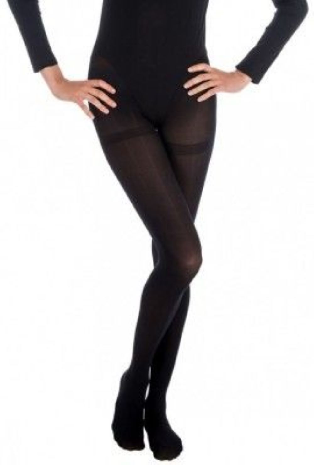 Strumpfhose Damen "Blickdicht 60 DEN" | Schwarz | Größe S-M