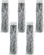 Lametta Glatt 48cm - Glanz Silber | 5er Set