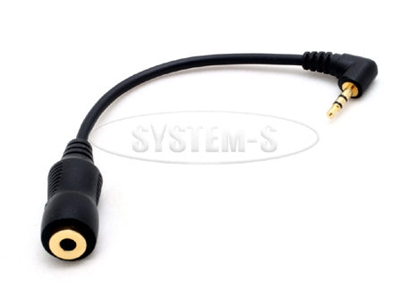 Sound Kabel von 2,5 Klinke auf 3,5 Buchse | System-S
