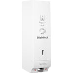 CWS ParadiseLine Desinfektionsmittelspender Disinfect Non touch, mit Panel weiß | 1 Stück