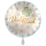 18"/Ø43cm Folienballon  "Viel Glück"