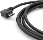 Micro USB Kabel Datenkabel Ladekabel mit 90° Winkelstecker Rechts 140 cm | System-S