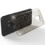 NALIA Glitzerhülle für Samsung Galaxy S9 – Funkelndes Silikon Case – DAZZLIN (Transparent & Stoßfest) – Marke aus Berlin