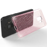 NALIA Glitzerhülle für Samsung Galaxy S9 – Funkelndes Silikon Case – DAZZLIN (Transparent & Stoßfest) – Marke aus Berlin