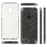 NALIA Glitzerhülle für Samsung Galaxy S9 – Funkelndes Silikon Case – DAZZLIN (Transparent & Stoßfest) – Marke aus Berlin