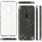 NALIA Glitzerhülle für Samsung Galaxy S9 Plus – Funkelndes Silikon Case – DAZZLIN (Transparent & Stoßfest) – Marke aus Berlin