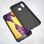 NALIA Neon Silikonhülle für Huawei P20 Lite – Soft-Touch & Signal-Neon – NEONSHOCK (Matte Schutzhülle) – Marke aus Berlin