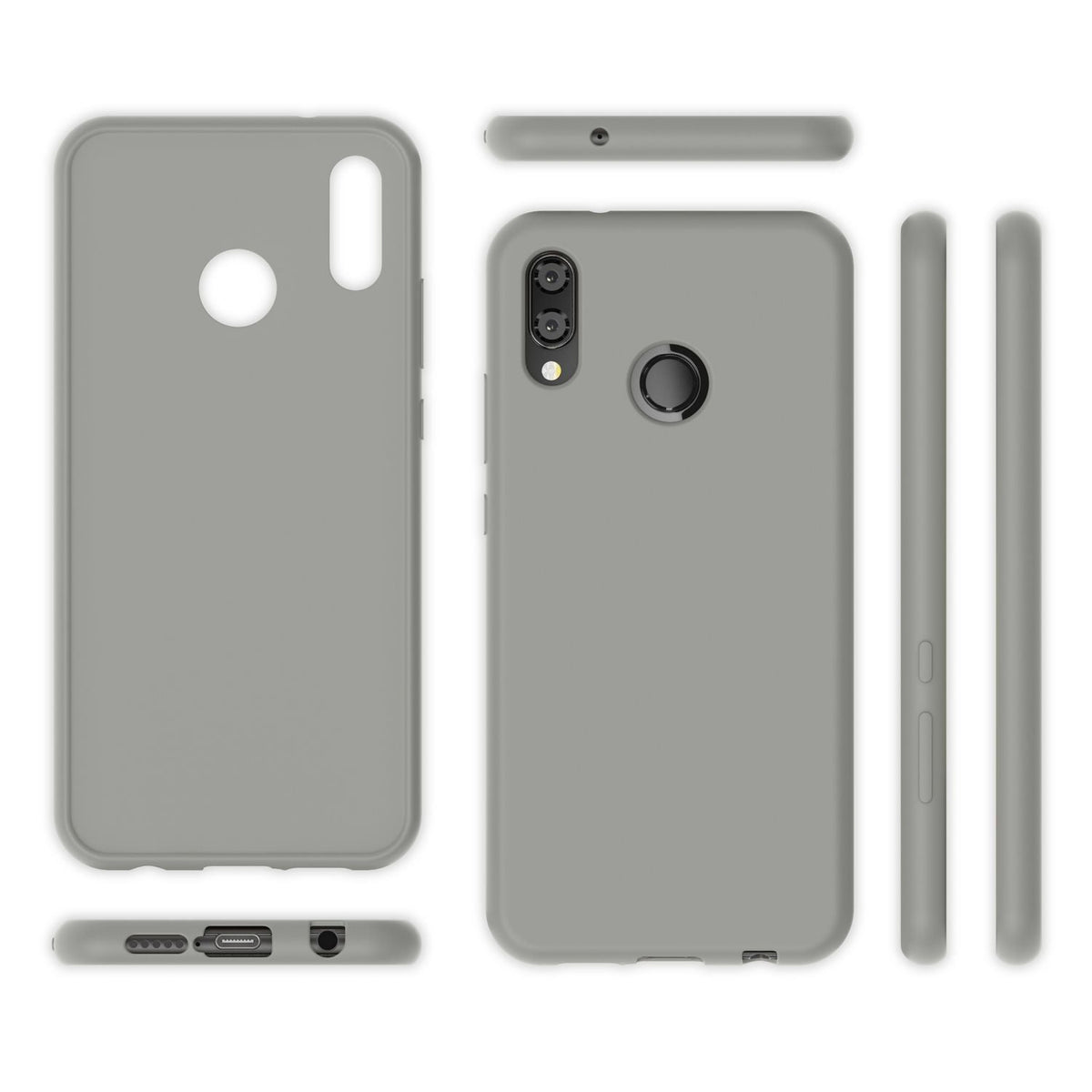 NALIA Neon Silikonhülle für Huawei P20 Lite – Soft-Touch & Signal-Neon – NEONSHOCK (Matte Schutzhülle) – Marke aus Berlin