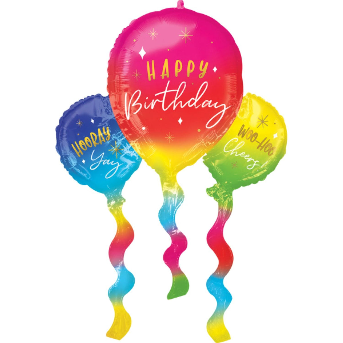 Folienballon Shape Birthday Fun Balloons | 66 x 91 cm