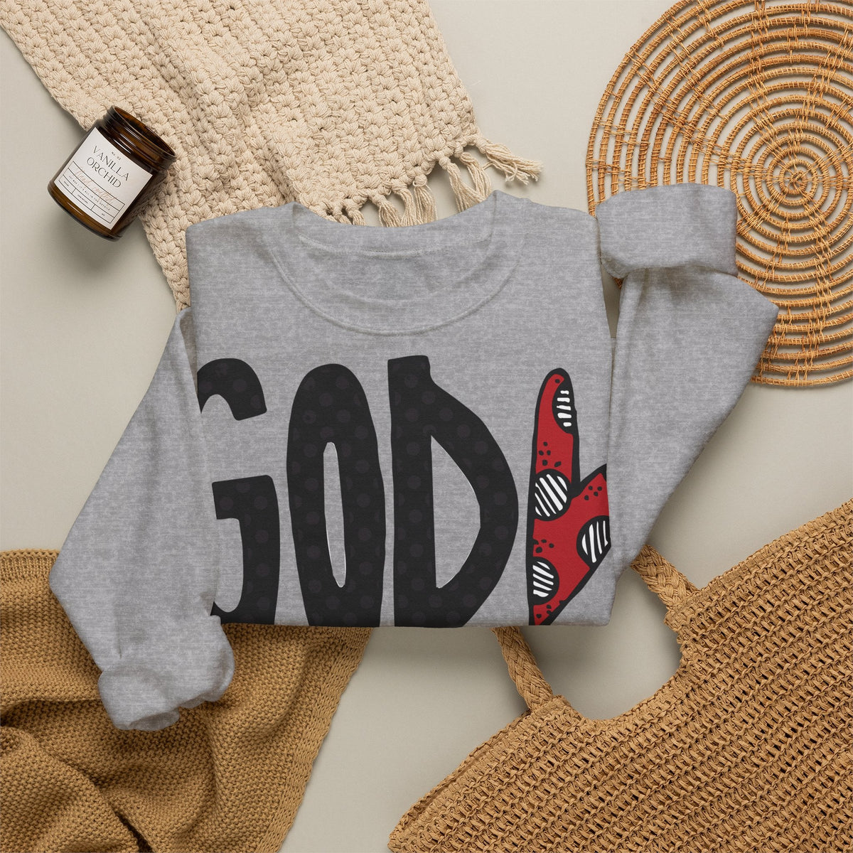 Gott liebt Seine Kinder Sweatshirt – Faith-Crewneck für Kinder und Familie