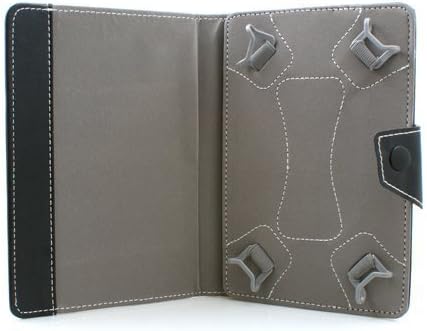 10” Zoll Bookstyle Tasche Cover Hülle Protector Case Etui mit Halter Standfunktion für Tablet PC eBook Reader Schwarz | System-S