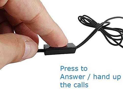 Universal Inear Headset Kopfhörer mit Fernbedienung für Smartphone Handy Tablet PC | System-S