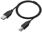 USB Typ A auf USB Typ B OTG Kabel mit Ferritkern 275cm | System-S