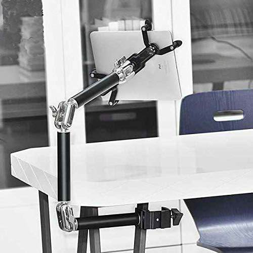Universal Schwanenhals Tisch Halterung Halter 3-Gelenkiger Haltearm für Tablet Pc's eBook Reader in Schwarz | System-S