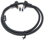 USB Typ A 3.0 auf USB Typ A 3.0 Kabel Aufwärts gewinkelt 59 cm | System-S