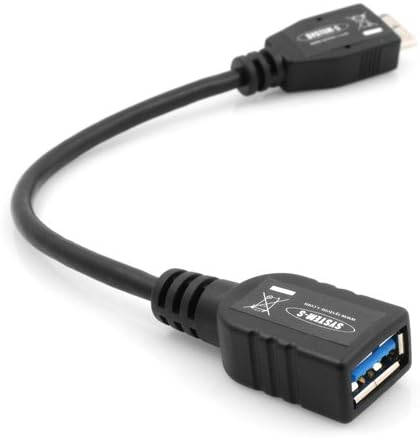 Micro USB 3.0 OTG Host Adapter Kabel On-the-go 12 cm | System-S