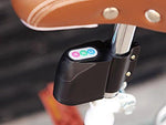 Fahrradschloss Sicherheit Alarmanlage Sirene Diebstahlschutz Anti-Diebstahl für Räder und andere bewegliche Objekte | System-S