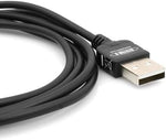 Micro USB Kabel Datenkabel Ladekabel mit 90° Winkelstecker Rechts 140 cm | System-S