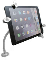Abschließbarer Anti-Diebstahl Schwanenhals Tisch Halterung Showroom Halter mit Sicherheitsschloss für Tablet Pc 10"-12.6" Zoll | System-S