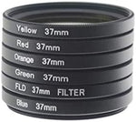 Farbfilter Set 37 mm 6 Stück Farbe Filter für Fotografie für iPhone 12 Pro | System-S