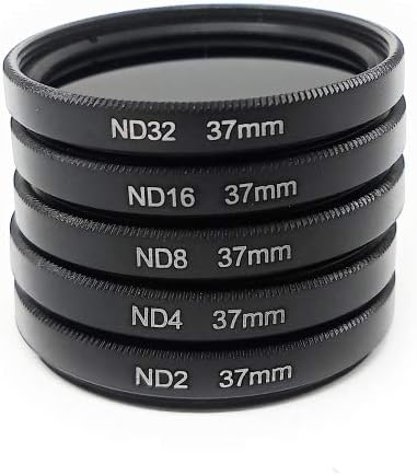 ND Filter Set 37 mm Neutraldichtefilter Graufilter mit Clip für Smartphone | System-S
