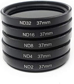 ND Filter 37 mm Set Neutraldichtefilter Graufilter mit Hülle für iPhone 11 Pro | System-S