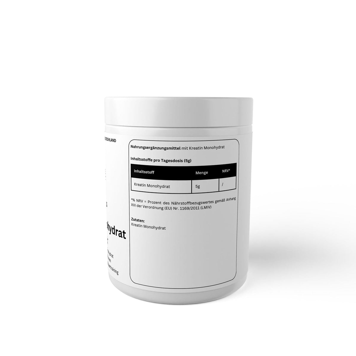 Kreatin Monohydrat Pulver 1000g – Reines Kreatin für Muskelaufbau & Kraftsteigerung