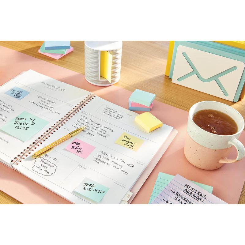 Post-it® Notes, Gelb, 38 mm x 51 mm, 100 Blatt/Block, 12 Blöcke/Packung, Kartonverpackung, 100% PEFC, SGSCH-PEFC-COC-110078 | Packung (1 Stück)