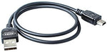 USB 2.0 Kabel für USB-A auf USB Mini-B 5-Pin 50 cm Schwarz | System-S