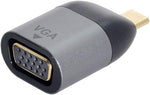 VGA Adapter Buchse zu USB 3.1 Typ C Stecker Kabel Adapterkabel in Grau