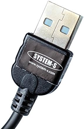 Mini USB Kabel Datenkabel Ladekabel 5-Pin 30 cm (USB-A auf USB Mini-B) | System-S