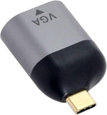VGA Adapter Buchse zu USB 3.1 Typ C Stecker Kabel Adapterkabel in Grau
