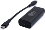 USB 3.1 Adapter Typ C Buchse zu DC 20 V 4,8 x 1,7 mm Buchse Kabel Ladekabel | System-S