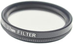 CPL Filter 37 mm Circular Polarizer Linse in Schwarz mit Hülle für iPhone 12 Pro | System-S