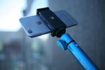 Matin Selfie Stange Stick Stab Monopod Teleskop ca. 25cm - 100cm Selfiestick Halter für Kameras Smartphones Handys von 5,5cm - 9cm | System-S
